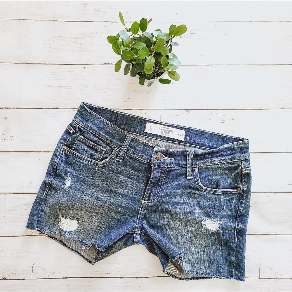 Abercrombie & Fitch Distressed Shorts